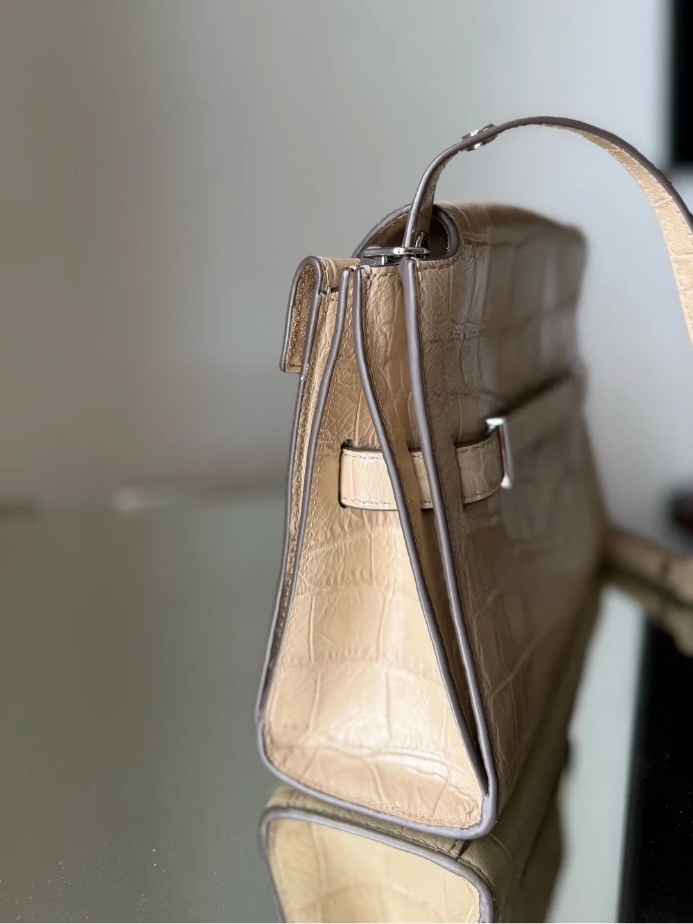 Tory Burch Lee Radziwill embossed shoulder bag $1,295